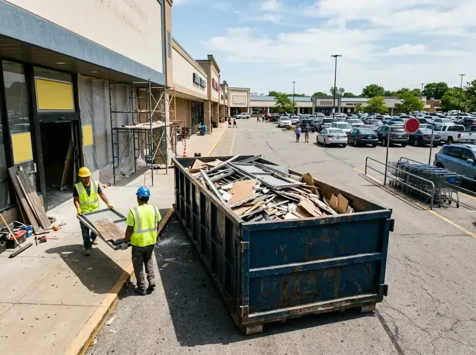 retail-store-renovation-debris-003 — frequently asked questions, Roll-off Dumpster Rentals in Blackfoot, ID